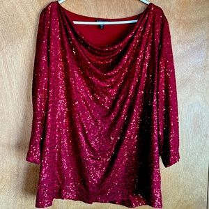 Eileen Fisher Women sequin top
